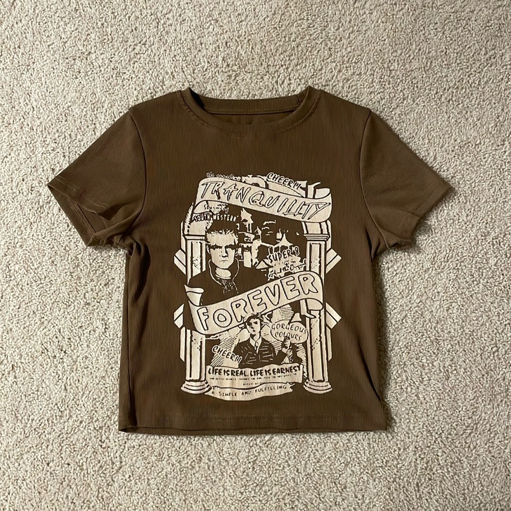 Brandy Melville Cropped Tee